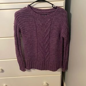 American Eagle purple sweater